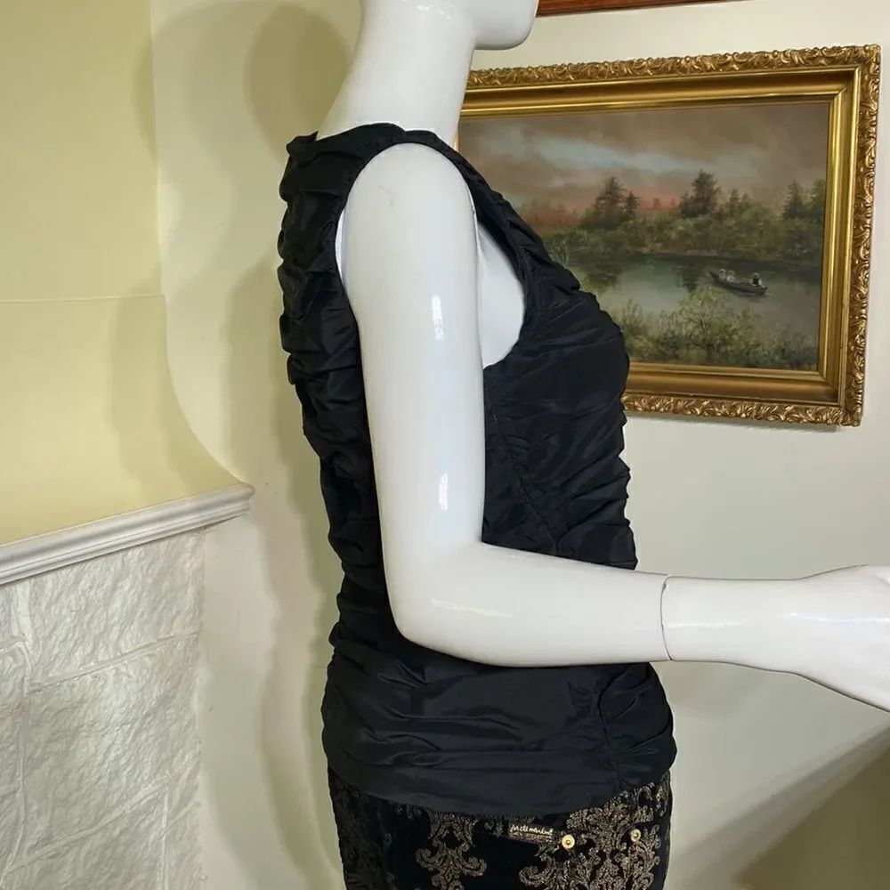 Calvin Klein Rushed Sleeveless Top - Picture 4 of 16